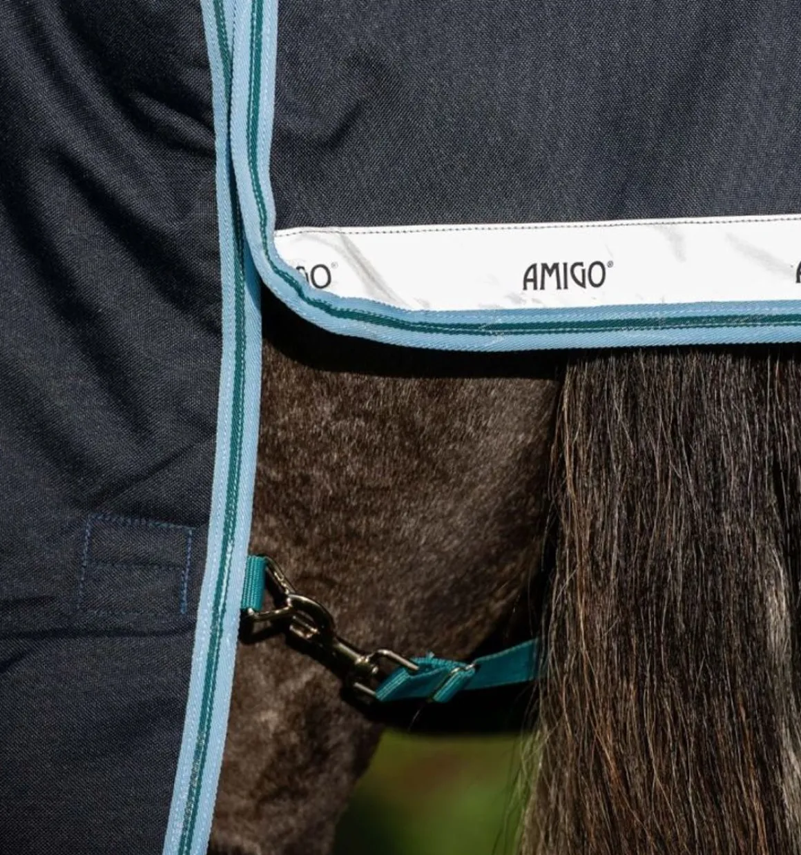 Amigo 1200D Plus 250gr - Navy/Aqua/Turquoise