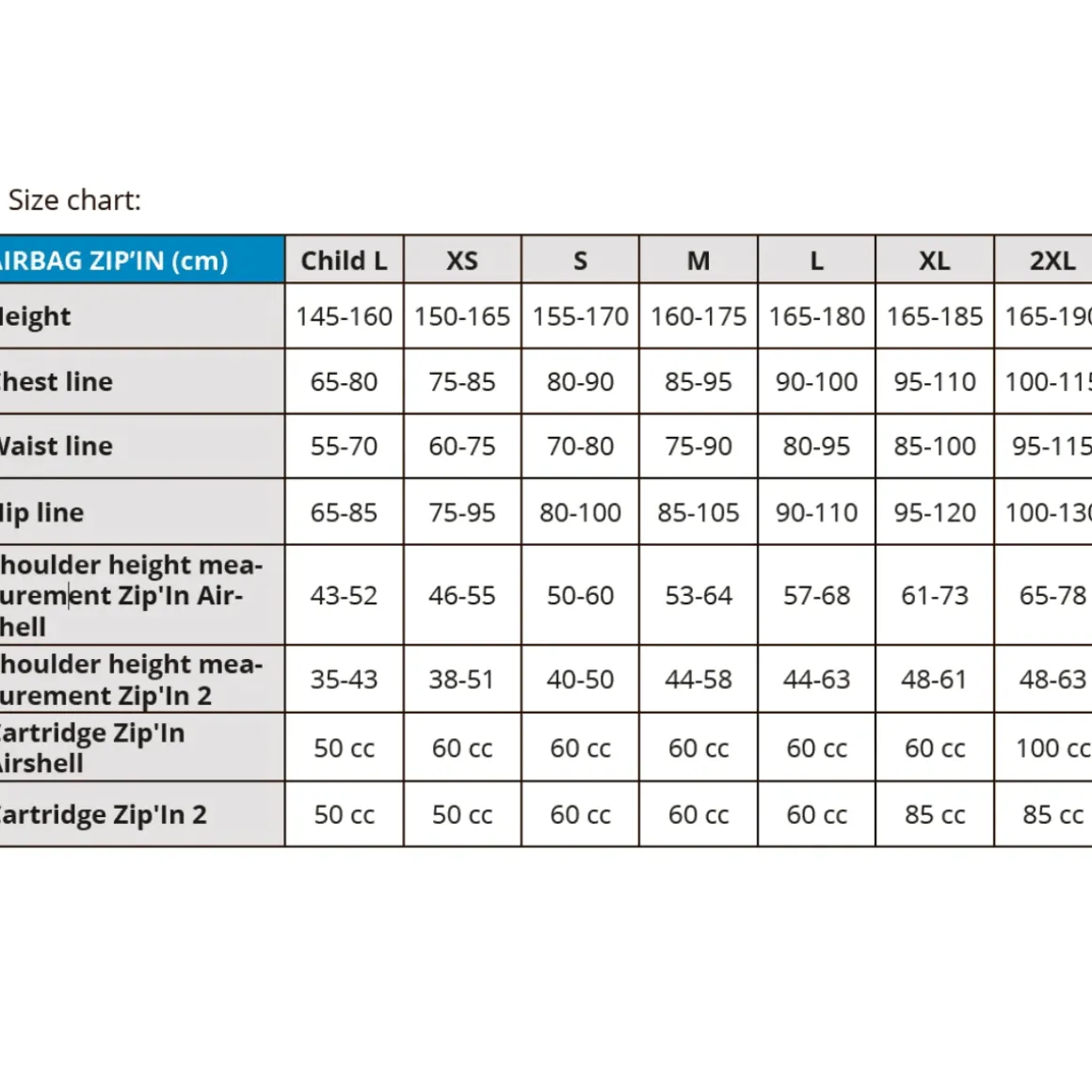 Helite Zip In 2 Airbag