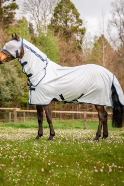 Horseware Mio Fly Rug - Lunar Rock/Navy