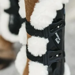 Kentucky Vegan Sheepskin Tendon Boots Bamboo Elastic