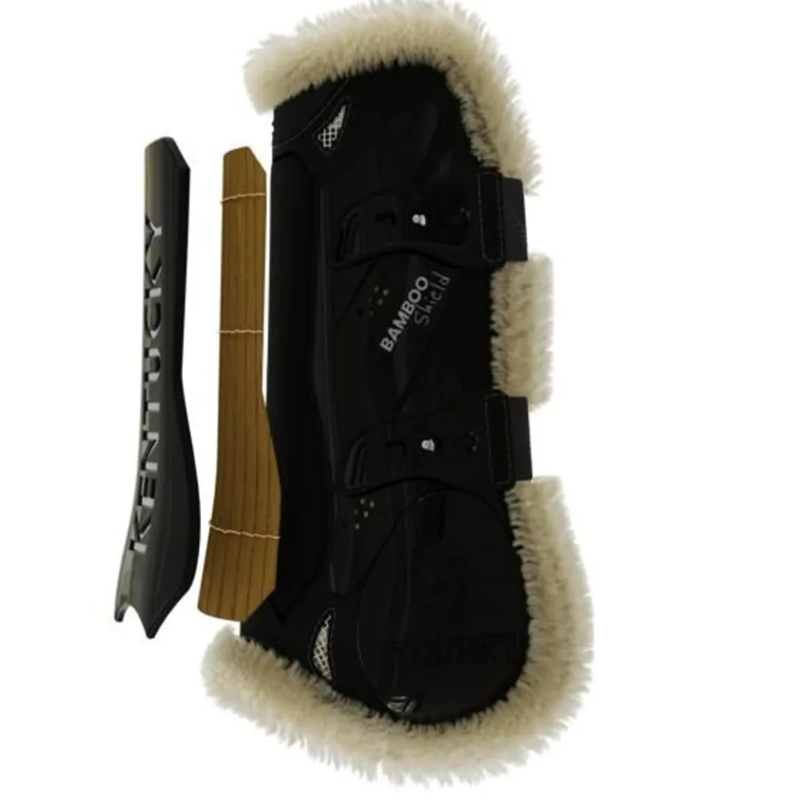 Kentucky Vegan Sheepskin Tendon Boots Bamboo Elastic
