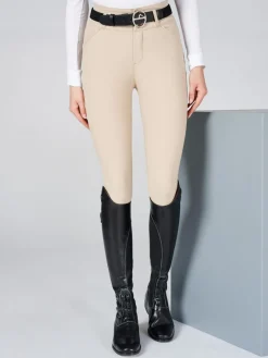 Vestrum Molveno Ridebukser Kne Grip Beige