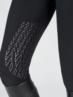 Vestrum Syracuse TK Junior Ridebukse Kne Grip Sort